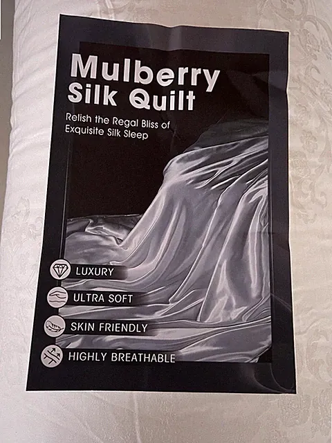 100% Mulberry Silk Summer Quilt Quilt Blanket Duvet Fill Jacquard Tencel Quilt