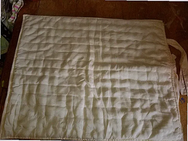 Pottery Barn "Cream Faux Silk" Quilted Standard Sham
