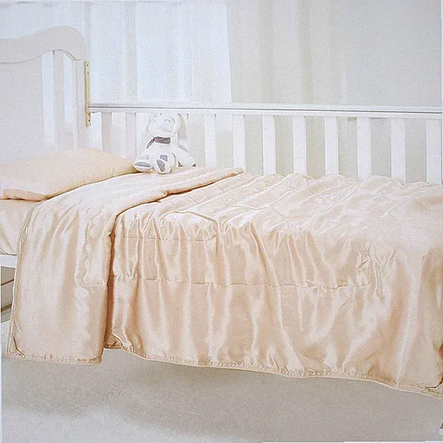 Pure Silk Throw Blanket, 100% Mulberry Silk Inside and Outside, Soft Children...