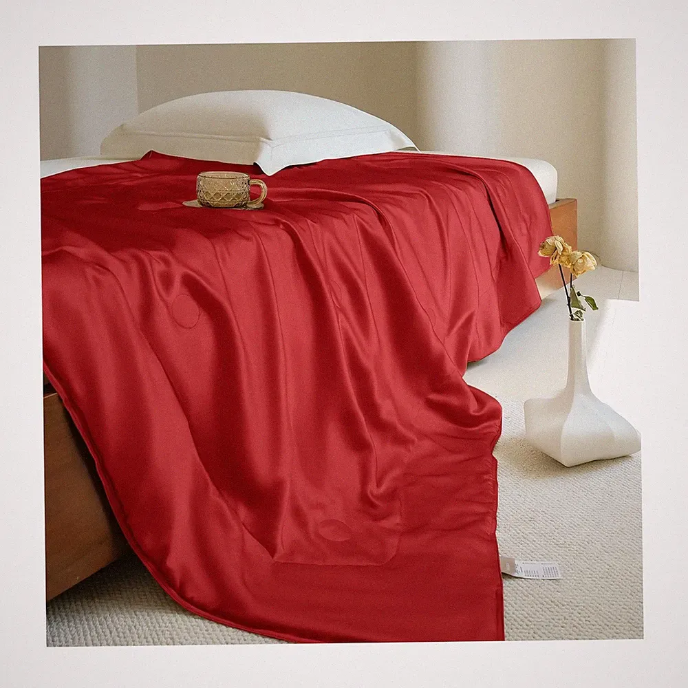 THXSILK Silk Blanket, 100% Mulberry Silk Cooling Throw, Lightweight... Fast Ship