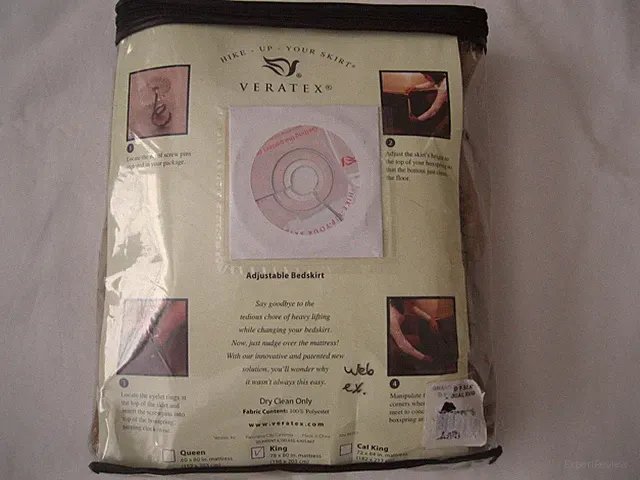 Veratex "Hike-Up-Your Skirt" Taupe Dual King Ruffled Faux Silk Adjustable-Height